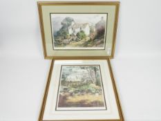 Two limited edition prints after Judy Boyes, signed in pencil and numbered by the artist,