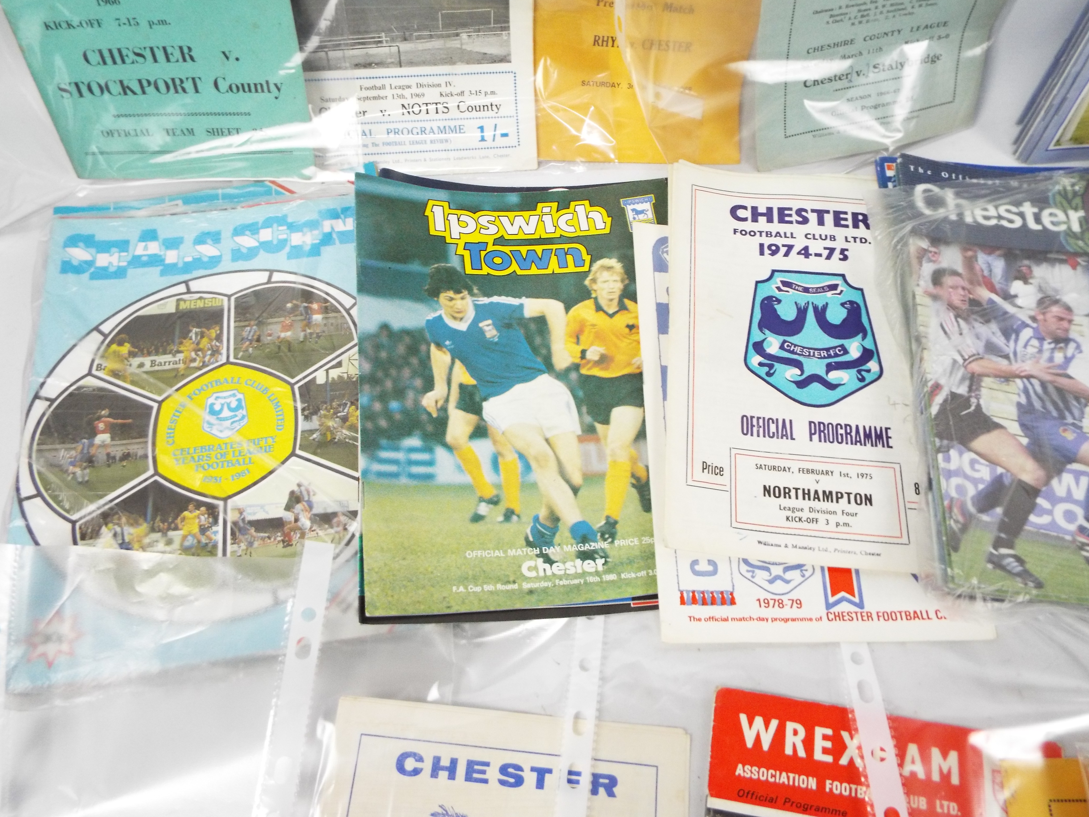 Chester Football Club - A collection of programmes, 1960's and later. - Image 3 of 8