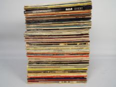 A quantity of 12" vinyl records, predominantly jazz / blues and similar to include Joe Williams,