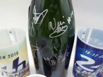 Le Mans 24 Hours - a Moet and Chandon Champagne Magnum (1500 ml bottle lacking contents) bearing - Image 2 of 2