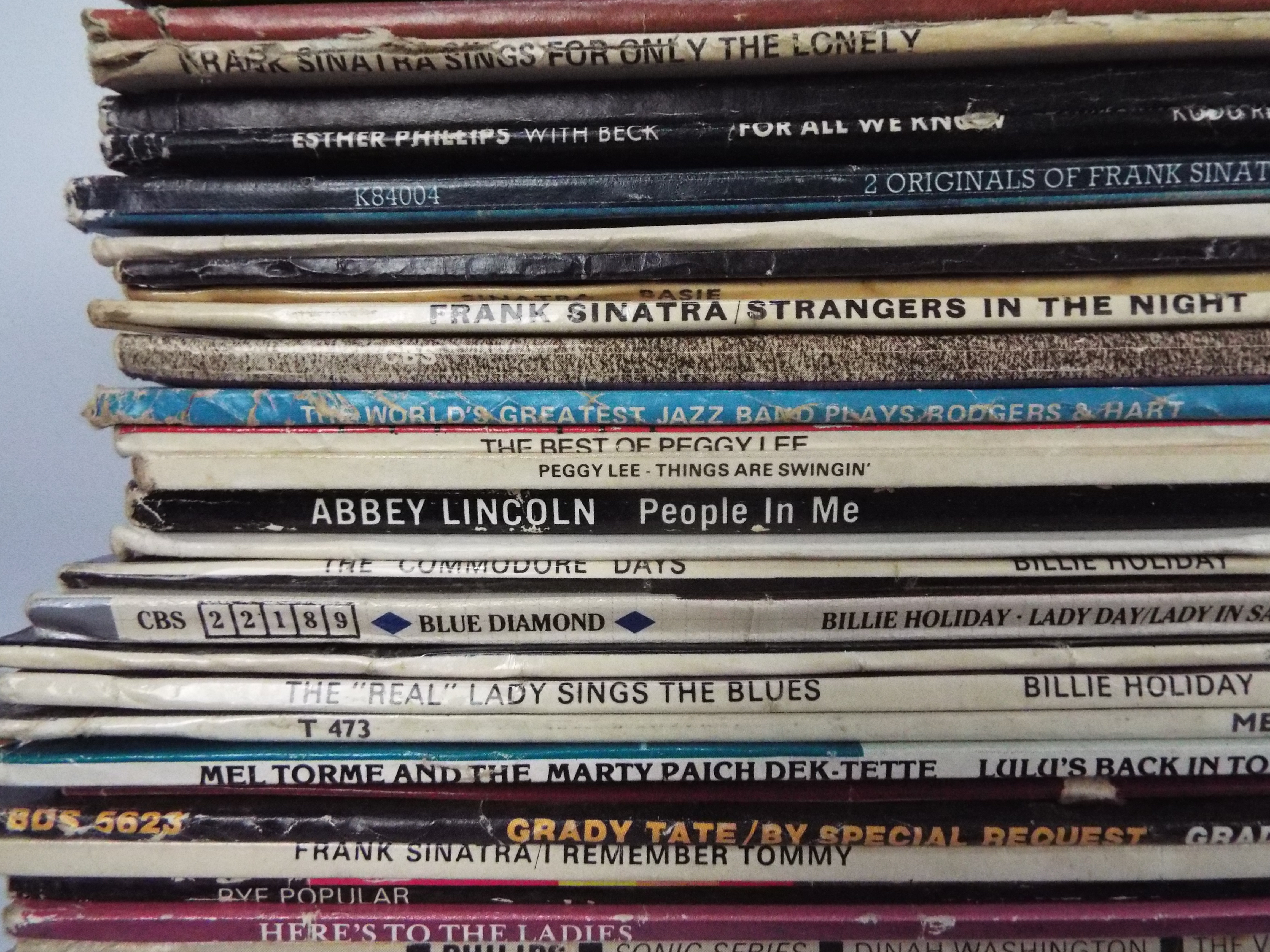 A quantity of 12" vinyl records, predominantly jazz / blues and similar to include Joe Williams, - Image 4 of 14