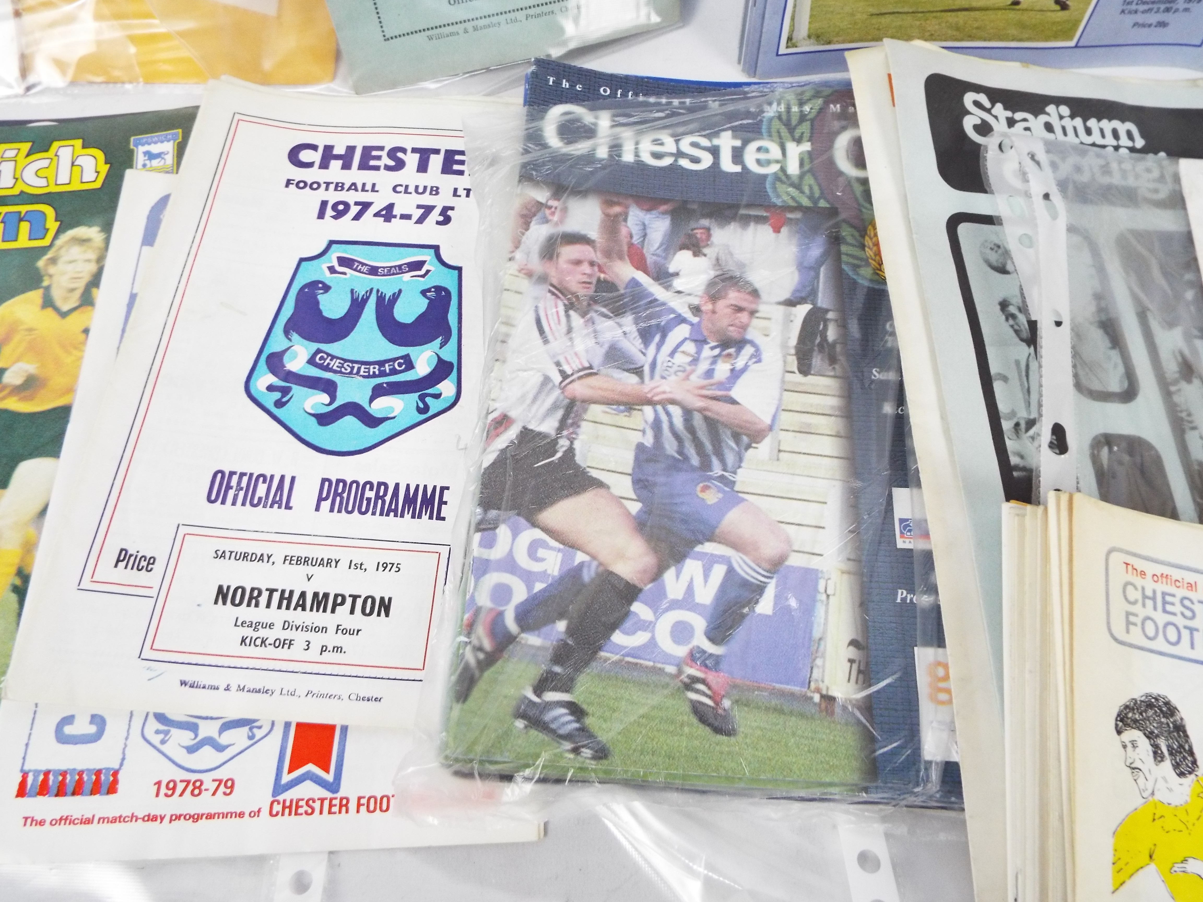 Chester Football Club - A collection of programmes, 1960's and later. - Image 8 of 8