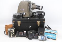 Photography - A collection of cameras including Olympus Pen EE3,
