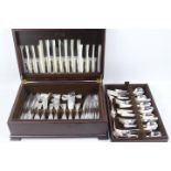 A twelve setting canteen of silver plated cutlery by Arthur Price.