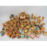 A large quantity of Pendelfin rabbit figures and displays, approximately 60 pieces.