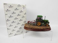 Border Fine Arts - A boxed model of a John Deere 2140 tractor entitled Pulling Power