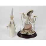 Lladro - Two Lladro figures comprising White Witch and Fish A Plenty # 5172,