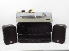 JBL - Technics - Sony - Pioneer - Stereo Hi-Fi separate units, cassette deck, Power Amplifier,