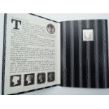 Penny Black - a Royal Mail 2003 silver ingot 'Penny Black' issued in a limited edition wallet,