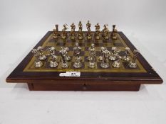 A Greek mythology themed chess set with 6.5 cm king.