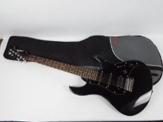Yamaha 6-string electric solid guitar EG112C2, black body,