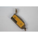 An early to mid 20th century novelty vesta case in the form of a penknife.