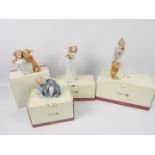 Nao - Four boxed Disney Collection, Winnie The Pooh themed figures comprising Tigger,