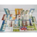 Philately - Thirty Royal Mail Post & Go mint stamp presentation packs.