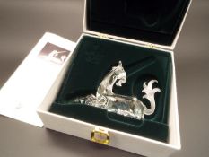 Swarovski Crystal - The Unicorn (fabulous creatures, annual edition 1996),