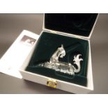 Swarovski Crystal - The Unicorn (fabulous creatures, annual edition 1996),