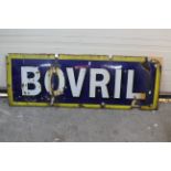 Advertising - An early 20th century enamel sign for Bovril, approximately 43 cm x 122 cm.