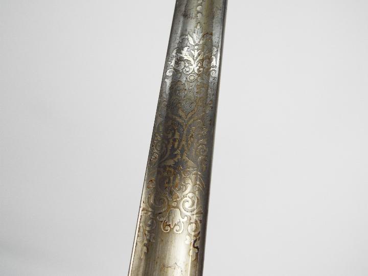 A George VI 1897 pattern Royal Engineers officer's sword, - Image 11 of 16