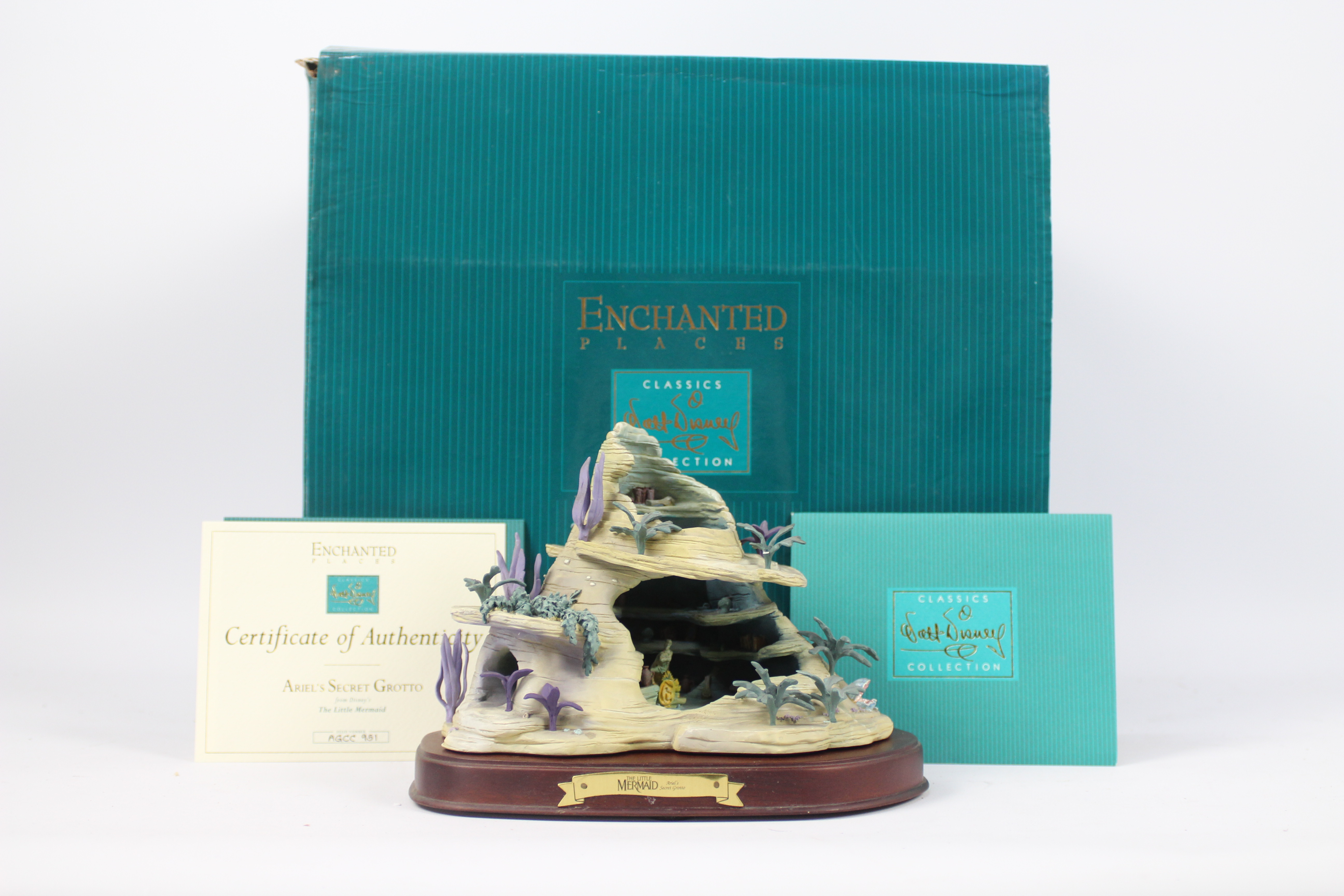 Walt Disney - A boxed Classics Collection model from the Enchanted Places series depicting Ariel's