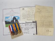 A World War One (WW1 / WWI) trio comprising War Medal, 1914 - 1915 Star and Victory Medal,