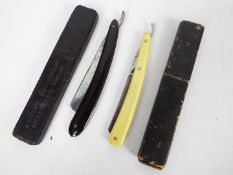 A World War One (WW1 / WWI) period straight razor by George Butler & Co, Sheffield,