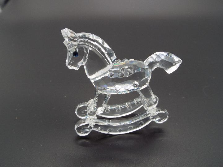Swarovski Crystal - three figures comprising a Rocking Horse, an Owl and a Puppy, - Image 3 of 3