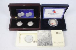 Silver Coins - A 2010 one ounce fine silver Britannia coin,