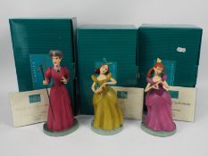 Walt Disney - Three boxed Classic Collection figures from Cinderella comprising Spiteful Stepmother,