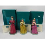 Walt Disney - Three boxed Classic Collection figures from Cinderella comprising Spiteful Stepmother,