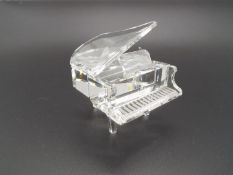 Swarovski Crystal - a Grand Piano, approx 7.