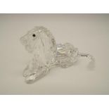 Swarovski Crystal - The Lion (annual edition 1995), approx 13 cm (length),