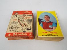 Trade Cards - A&BC / Bazooka, 70 cards from the 1962 set including number 20 Bobby Moore,