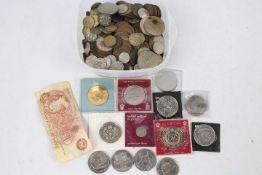 A collection of coins, Victorian and later,