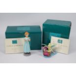 Walt Disney - Two boxed Classics Collection figures from Peter Pan comprising True Believer (Wendy)