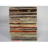 A collection of 12" vinyl records, predominantly jazz / blues to include Louis Armstrong,