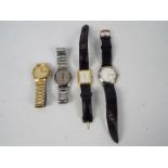 Four gentleman's wrist watches to include two Seiko comprising ref.