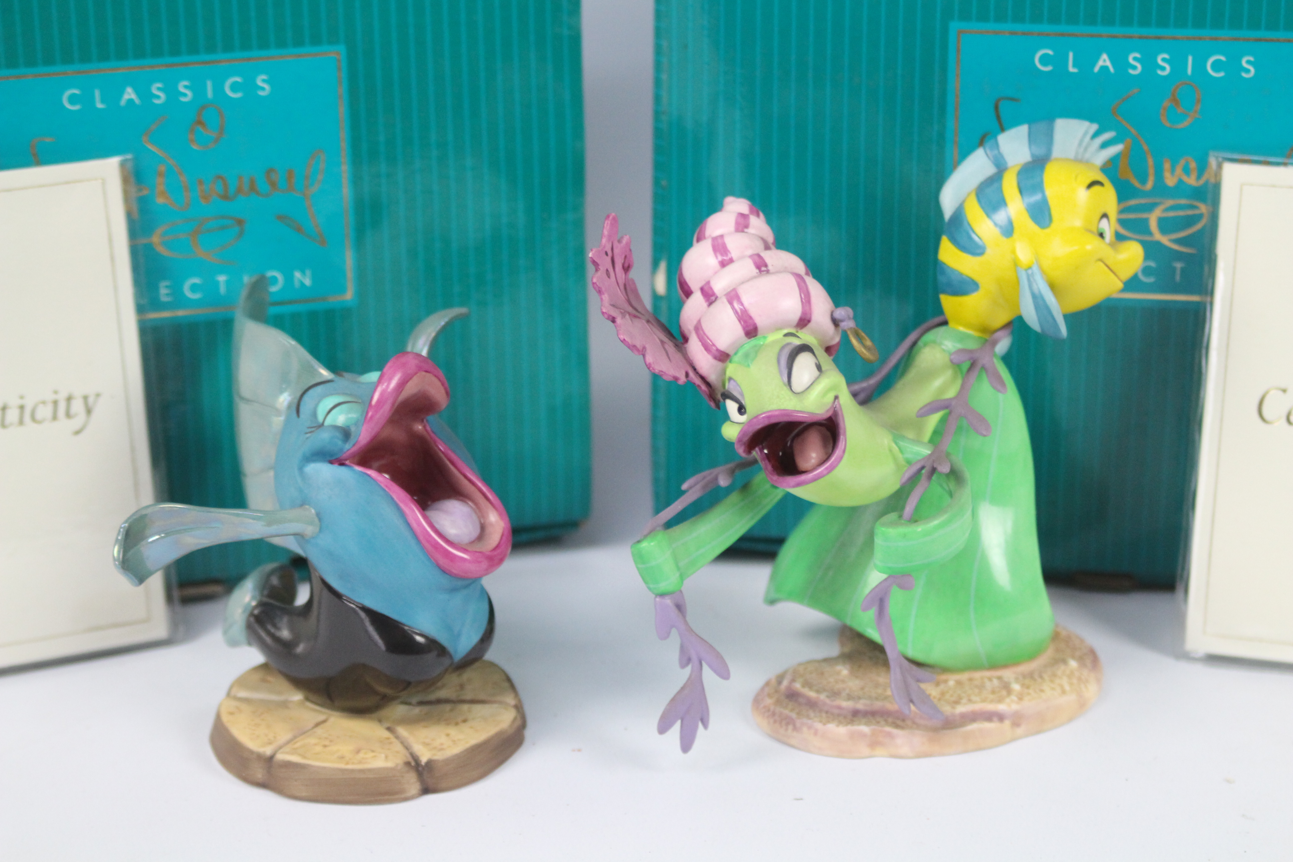 Walt Disney - Two boxed Classics Collection figures from Walt Disney's The Little Mermaid - Image 2 of 6