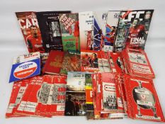 A collection of match day programmes and publications relating to Liverpool Football Club,