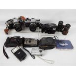 Photography - A collection of cameras to include Olympus and Sony,