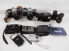 Photography - A collection of cameras to include Olympus and Sony,