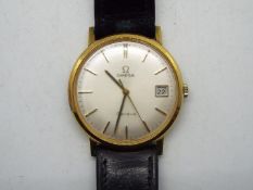 A lady's gold-plated Omega wristwatch, 2