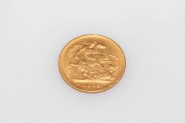 1895 Victorian gold half sovereign.