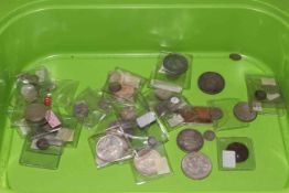 Collection of pre 1947 silver coinage including USA 1927 Indian Head, 1834 1½,