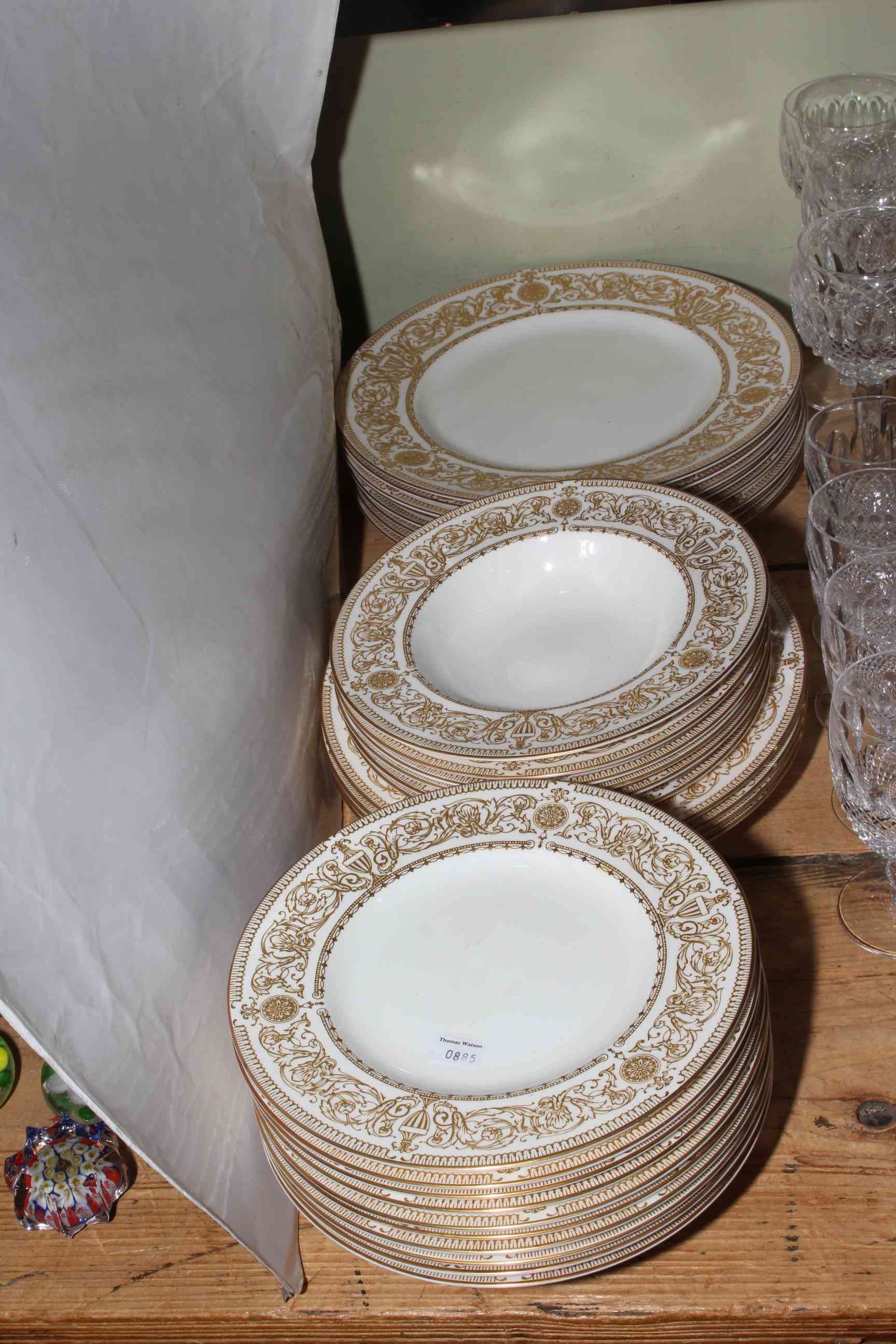 Collection of Royal Worcester 'Hyde Park' tableware.