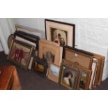 Large collection of prints and pictures including portraits.