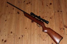 BSA Meteor air rifle and sight