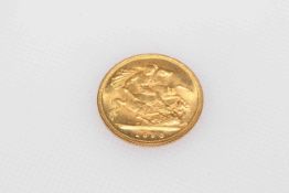 1894 Victorian gold half sovereign.