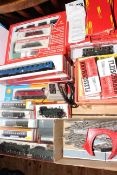 Fleischmann Starter Set, two Locomotives and accessories, Jouef Loco, Roco Diesel Loco,