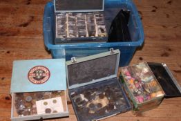 Large collection of assorted coinage dating c1840s to 1950s including Cartwheel pennies,