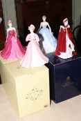 Three Coalport ladies Emily,